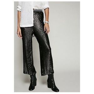 FREE PEOPLE Just a Dreamer Sequin Pants
